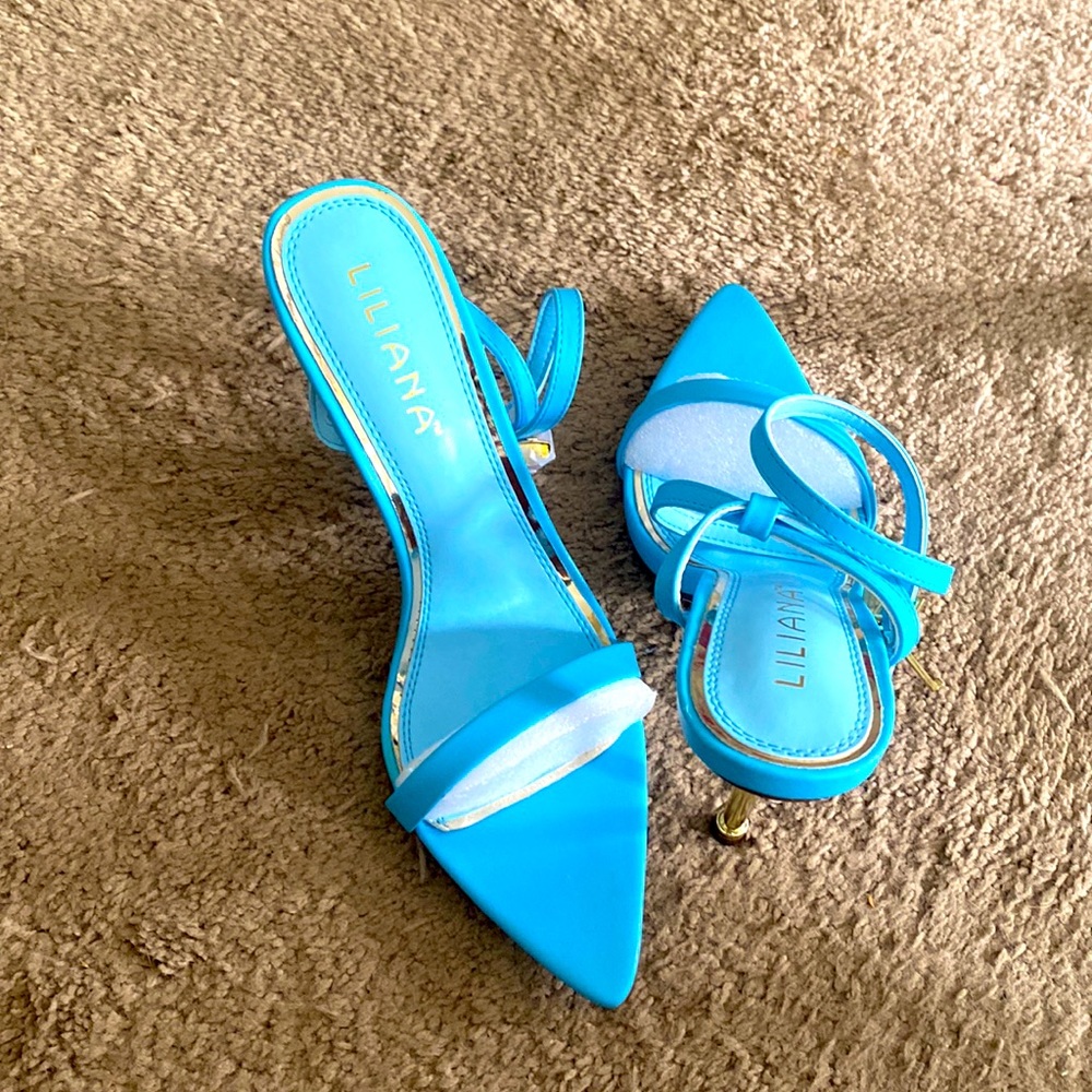 Women’s lace up ankle heel